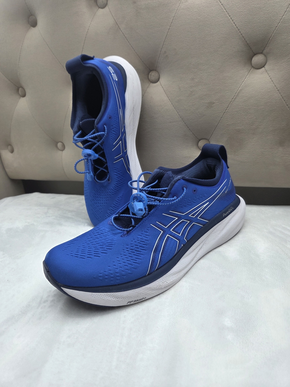 ASICS Gel-Nimbus 25 Men’s 11 Blue PureGEL Running Shoes 1011B547